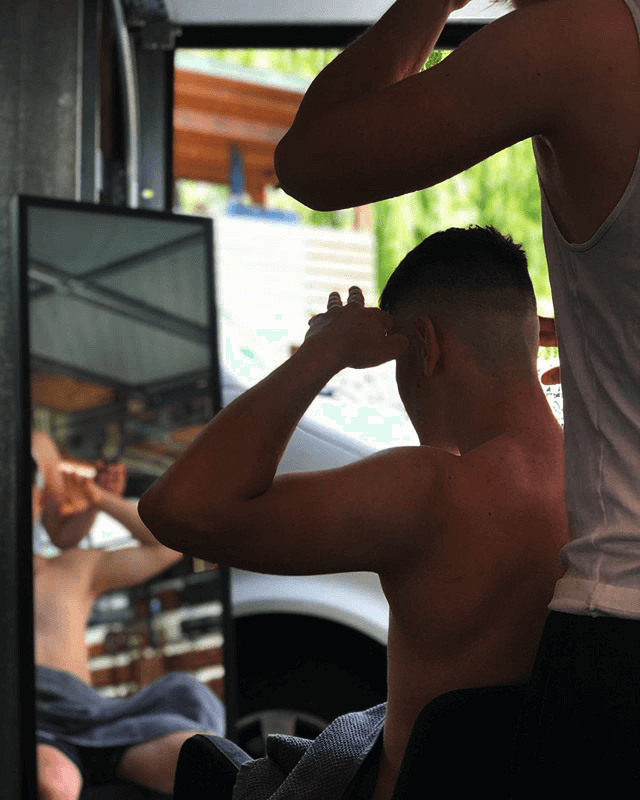Maxim beim Ausarbeiten eines Fades